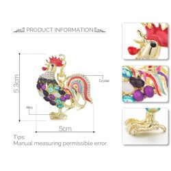 Crystal rooster keychainKeyrings