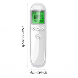 Cyfrowy termometr na podczerwień - czoło / ucho - bezdotykowy - LCDTermometry