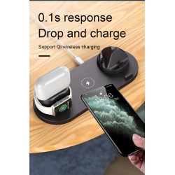 Ładowarka bezprzewodowa - podstawka szybkiego ładowania - do iPhone'a - Apple Watch - AirPodsAkcesoria