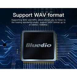 Bluedio HS - neck-mounted speaker - Bluetooth 5.0 - bass - FM - SD card slot - microphoneBluetooth speakers