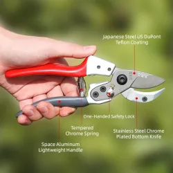 AIRAJ - professional pruning secateur - sharp garden scissorsGarden