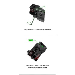 Gun laser sight - green laser pointerMilitary