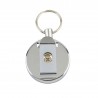 Retractable steel wire - elastic chain - stainless steel keychainKeyrings