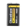 OKCELL - bateria litowa - ładowalna - USB - 9V - 800 mAhBaterii