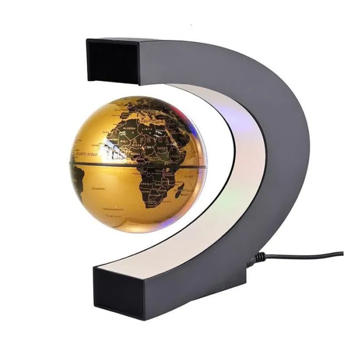 Floating / levitating globe - world map - magneticOffice