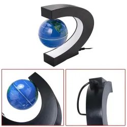 Floating / levitating globe - world map - magneticOffice