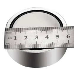 Dwustronny magnes neodymowy - magnes wędkarski - ze śrubą oczkową - 300Kg - D60mmMagnesy