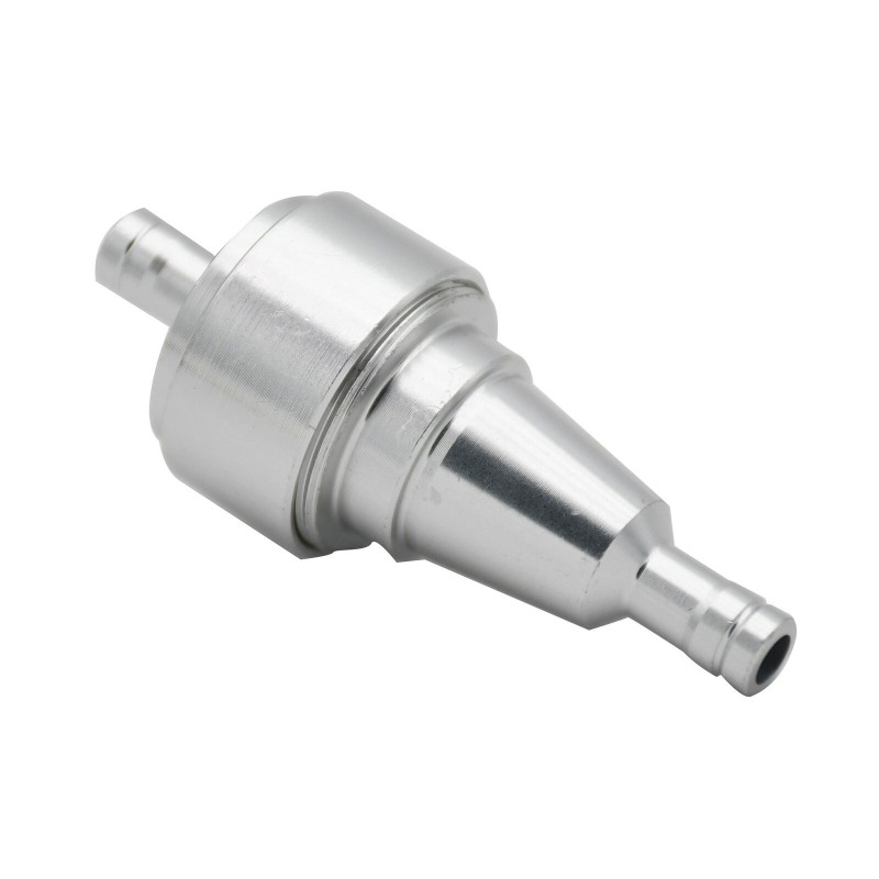 Motorcycle petrol / fuel / oil filter - universal - aluminum - 6 mmMotorbike parts