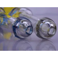 Penis shaped drinking glass - with straws / funnel - 150 ml - 2 piecesBar supply