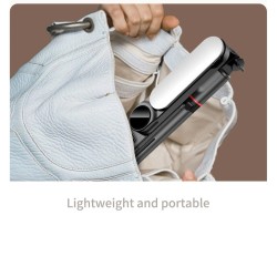 L15 - selfie stick - składany mini statyw - ze światłem wypełniającym - Bluetooth - zdalna migawkaKije do selfie