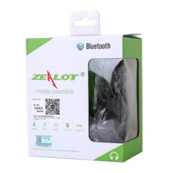 Zealot B570 - słuchawki Bluetooth - zestaw słuchawkowy - wyświetlacz LCD - gniazdo micro-SD - mikrofon - redukcja szumówZesta...