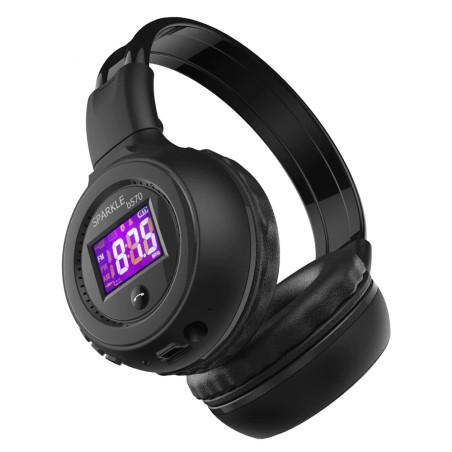 Zealot B570 - Bluetooth headphones - headset - LCD display - micro-SD slot - microphone - noise reductionHeadsets