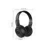 Zealot B570 - Bluetooth headphones - headset - LCD display - micro-SD slot - microphone - noise reductionHeadsets