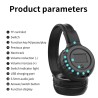 Zealot B570 - Bluetooth headphones - headset - LCD display - micro-SD slot - microphone - noise reductionHeadsets