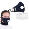 Protective face / mouth face mask - PM25 activated carbon filter - air valveMouth masks