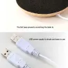 Podgrzewacz USB do filiżanek - utrzymywanie ciepła herbaty / kawy - drewnianyPodgrzewacze da kubka