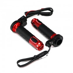 22mm - 7/8" - 12V - motorcycle handlebars - electric heated grips - aluminum - 2 piecesHand Grips & End
