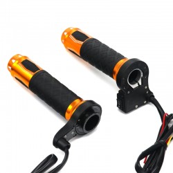 22mm - 7/8" - 12V - kierownice motocyklowe - manetki podgrzewane elektrycznie - aluminium - 2 sztukiRękojeści & Końcówki