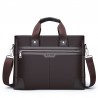 Elegant leather shoulder bag - wideBags
