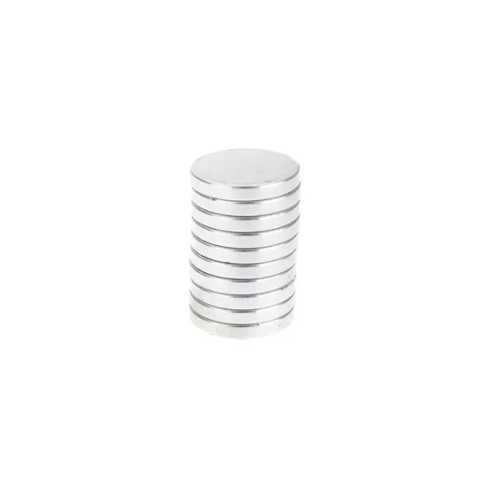 N35 - magnes neodymowy - mocny krążek - 20mm * 3mm - 10 sztukN35