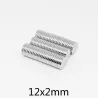 N35 - magnes neodymowy - mocny krążek - 12mm * 2mm - 10 sztukN35
