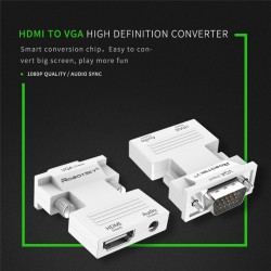 Robotsky - HDMI to VGA adapter - digital converter - 1080PCables