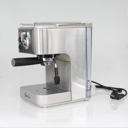 Gustino 19 Bar - semi automatic coffee maker - milk foamer - stainless steelKitchen