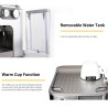 Gustino 19 Bar - semi automatic coffee maker - milk foamer - stainless steelKitchen