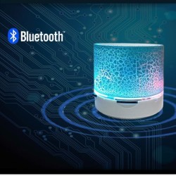 Mini głośnik Bluetooth - LED - karta TF - pęknięta konstrukcjaBluetooth Głośniki