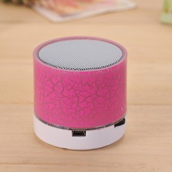 Mini głośnik Bluetooth - LED - karta TF - pęknięta konstrukcjaBluetooth Głośniki