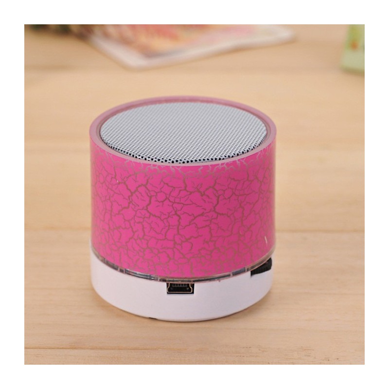Mini głośnik Bluetooth - LED - karta TF - pęknięta konstrukcjaBluetooth Głośniki