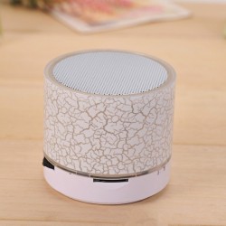 Mini głośnik Bluetooth - LED - karta TF - pęknięta konstrukcjaBluetooth Głośniki