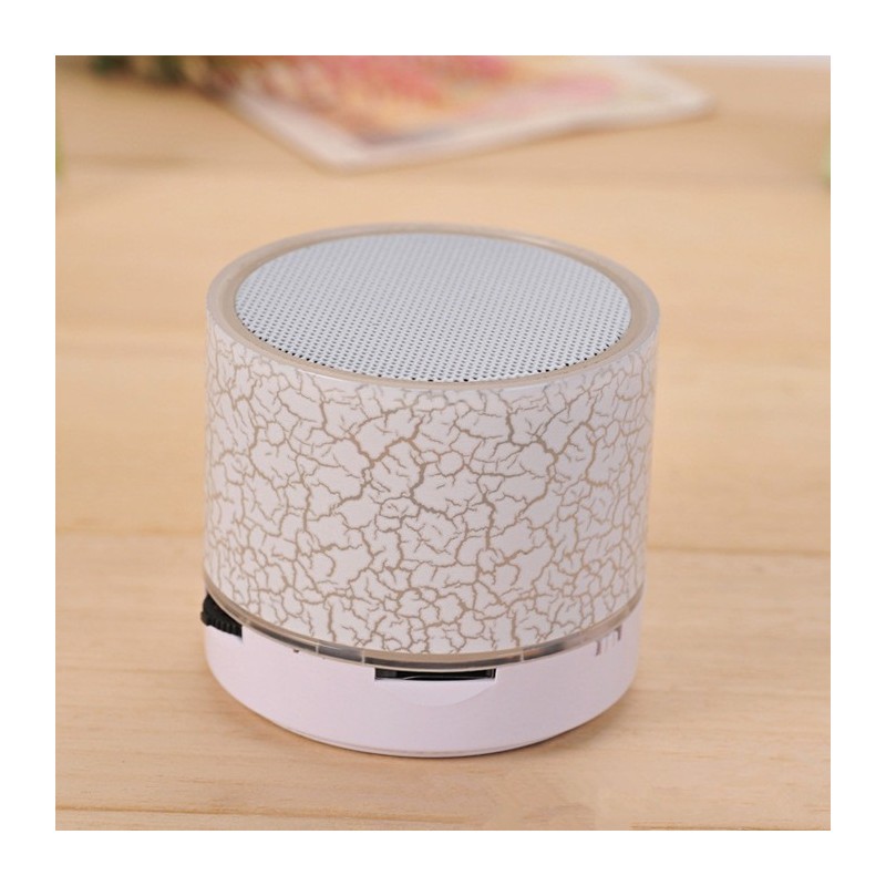 Mini głośnik Bluetooth - LED - karta TF - pęknięta konstrukcjaBluetooth Głośniki