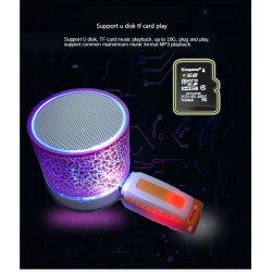 Mini Bluetooth speaker - LED - TF card - cracked designBluetooth speakers