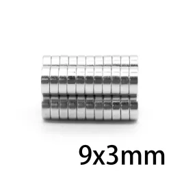 N35 - magnes neodymowy - mocny dysk - 9mm * 3mm - 20 sztukN35