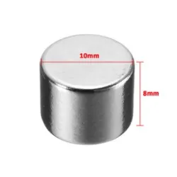 N35 - neodymium magnet - strong cylinder - 10mm * 8mm - 20 piecesN35