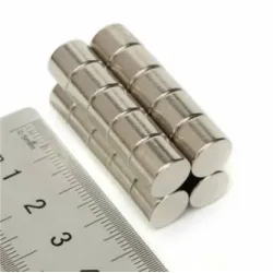 N35 - magnes neodymowy - mocny cylinder - 10mm * 8mm - 20 sztukN35
