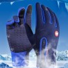 Zimowe ciepłe rękawice narciarskie - funkcja ekranu dotykowego - zamek - wodoodporneRękawiczki