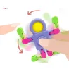 Kosmiczny robot - fidget spinner - push-bubble - zabawka antystresowaFidget spinner