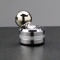 Metalowy fidget spinner - piłka dekompresyjna / kinetyczna / obrotowa - zabawka antystresowaFidget spinner