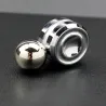Metalowy fidget spinner - piłka dekompresyjna / kinetyczna / obrotowa - zabawka antystresowaFidget spinner