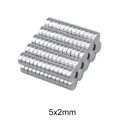 N35 - neodymium magnet - strong disc - 5mm * 2mm - 50 piecesN35