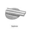 N35 - magnes neodymowy - mocny krążek - 5mm * 2mm - 50 sztukN35
