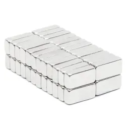 N52 - magnes neodymowy - mocny prostokątny blok - 10mm * 5mm * 2mm - 50 sztukN52