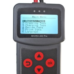 MICRO-200 PRO - digital car battery tester - analyzer - 12V - 24VDiagnosis