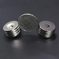 N35 - neodymium magnet - strong disk - 20mm * 3 mm - with 5mm holeN35