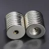 N35 - neodymium magnet - strong disk - 20mm * 3 mm - with 5mm holeN35