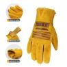 Safety / work gloves - stretchable - wood cutting / gardening - leatherSafety & protection