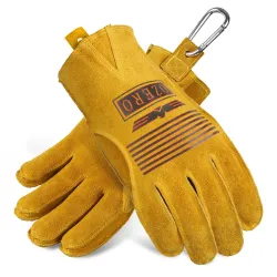 Safety / work gloves - stretchable - wood cutting / gardening - leatherSafety & protection