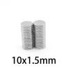 N35 - magnes neodymowy - mocna tarcza - 10mm * 1,5mmN35